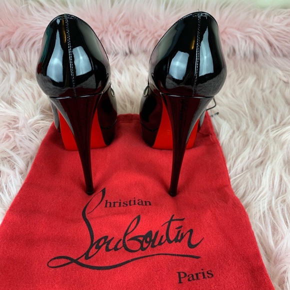 Christian Louboutin Lady Black 150 Patent 36.5 - Picture 3 of 8